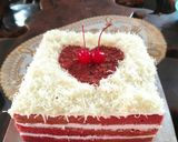 Foto langkah ke 14 dari resep Red Velvet Cake Simple.