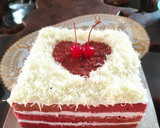 Foto langkah ke 14 dari resep Red Velvet Cake Simple.