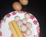 Foto langkah ke 1 dari resep Nasi Goreng Bakso Sosis.