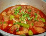 A picture of step 5 of Shinwari karahi.