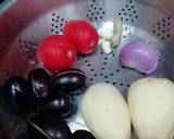 Potato and small eggplant recipe step 1 photo