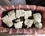 Une image de l'étape 3 de « Gâteau » salé façon cake au jambon cru légumes grillés et fromage.