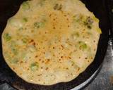 Peas chana dal paratha recipe step 8 photo