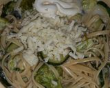 Foto del paso 3 de la receta Fusión de verduras con pasta y crema deliciosa :) y rápida de preparar