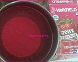 A picture of step 1 of Custard Jelly Pudding.