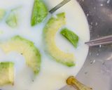 A picture of step 3 of Avocado milk shake 🥑.