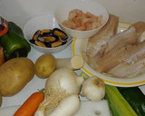 Foto del paso 1 de la receta: Merluza en salsa marinera i alioli al grill