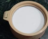 A picture of step 1 of Curd in winter season.