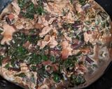 Foto del paso 4 de la receta: Tortilla de hojas de remolacha
