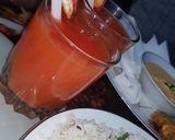 A picture of step 5 of Carrot and orange juice.