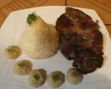 Foto del paso 5 de la receta: Chuletas a la mostaza con salsa de manzanas verdes asadas