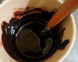 A picture of step 7 of Flakey fudgy brownie(without oven).