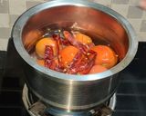 A picture of step 4 of Pasta in red sauce.