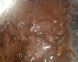A picture of step 2 of Pancake strawberry and chocolate ❤️.