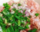 Hình bước làm 3 của món Canh khổ qua dồn thịt