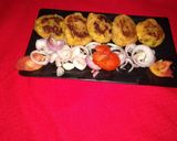 A picture of step 7 of Mix vegetable corn tikki.