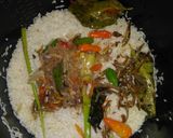 Foto langkah ke 3 dari resep Nasi liwet teri jengki.