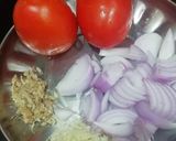 A picture of step 2 of Potato & jackfruit subji.