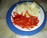 Foto del paso 3 de la receta: Albóndigas con salsa de tomates y papas fritas