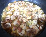 Foto del paso 2 de la receta Espaguetis con salsa blanca y champiñones