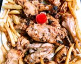 A picture of step 4 of Afghani roast.