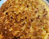 A picture of step 6 of Spanish Omlette.