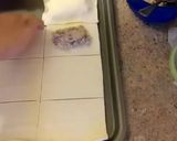 A picture of step 11 of Gregg's style cheese n onion pasties.