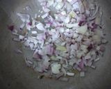 A picture of step 2 of Mooli Shaljum Ke Bhujia.