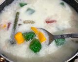 Foto langkah ke 4 dari resep Kolak Pacar Cina dari tepung tapioka atau sagu.