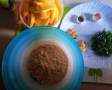 A picture of step 2 of Tumeric bhajias #themechallenge.