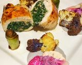A picture of step 11 of Chicken Roulade Stuffed with Wild Mushroom and Spinach.