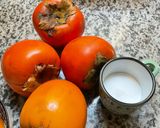 Une image de l'étape 2 de 🍊Kaki 🍅tiramisu 🍋🍋🟩au jus d'agrumes 🍹🥄.
