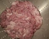 A picture of step 1 of Brain masala /magaz fry.