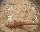 A picture of step 2 of Chicken and Mushroom Risotto.