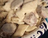 A picture of step 6 of Maltagliati Pasta Dish or Rhombus and Sausage.