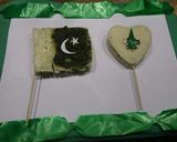 A picture of step 7 of Flag sandwich.