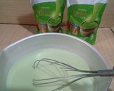 Foto langkah ke 2 dari resep Stup Pudding Matcha.