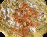 A picture of step 7 of No egg omelet...for veggies.