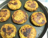 A picture of step 12 of Egg Stuffed Raw Jackfruit Tikki.