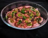 A picture of step 5 of Beetroot dahivada.