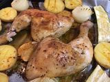 Contramuslos de pollo al horno