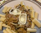Foto del paso 8 de la receta: Rigatoni con Salsa de Calabaza, Shimeji y Rulo de Cabra tostado