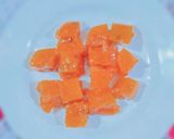 A picture of step 3 of Karachi Halwa🍮.