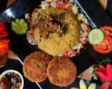 A picture of step 6 of Mutton pulao.