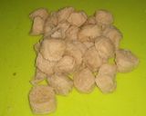 A picture of step 1 of Soya chunks burjhi/dry.