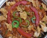 A picture of step 4 of Chicken jalfrezi.