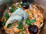 Fumet de Langostino y Corvina