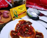 Gambar langkah 6 resipi Balado Telur.