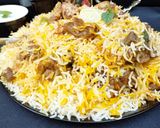 A picture of step 8 of Mutton Biryani 🥗🍚 🥗.