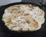 A picture of step 17 of Aloo paratha.